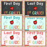 FREE First/Last Day of School Picture Poster (Grades K-8)