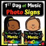 FREE First Day of School Signs Back to School Music Activity