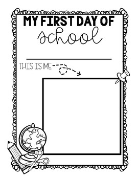 FREE First Day of School: This is Me Coloring Page by Ana Peavy | TpT