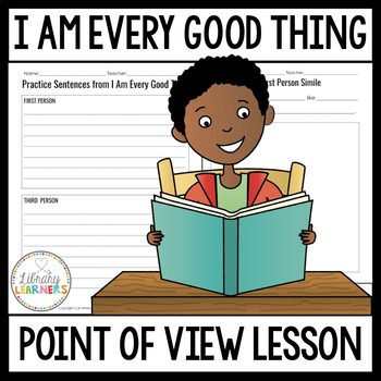 Preview of FREE First Person Point of View Mentor Text Lesson for Google Slides