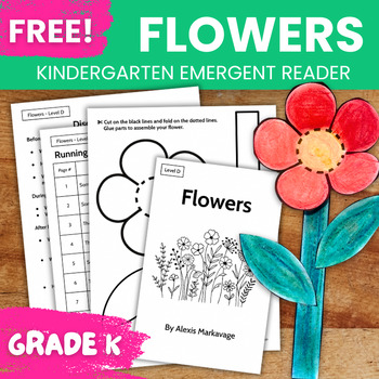 Preview of FREE Flower Reader - Level D Nonfiction Text