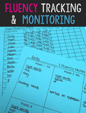 FREE Fluency Tracking and Monitoring Binder