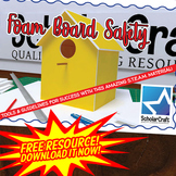 FREE Foam Board Safety Booklet - Project Based Learning PB