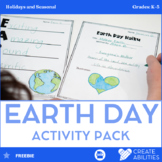 Earth Day Poetry, Math, and Writing Activities FREE