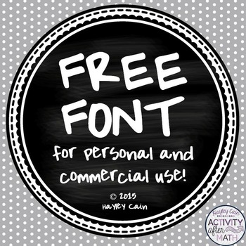 Preview of FREE Font (personal and commercial use)