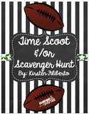 FREE Football Themed Time Scoot/Scavenger Hunt