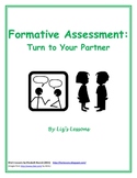 FREE Formative Assessment: Turn to your Partner!
