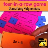 FREE Four-In-A-Row Game: Classifying Polynomials