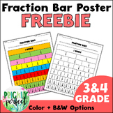 FREE Fraction Bar Poster Reference
