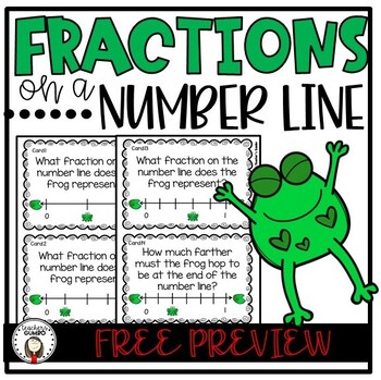 Preview of FREE Fractions on a Number Line