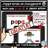 French Distance Learning Boom Cards Brain Breaks FREE | mo