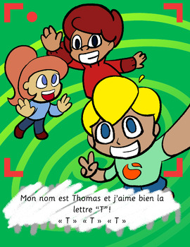 Preview of FREE- French Letter Sounds in Action - T-Book preview