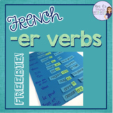 FREE French -er verbs activity LES VERBES DU PREMIER GROUPE