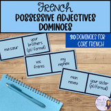 French possessive adjectives dominoes JEU POUR LES ADJECTI