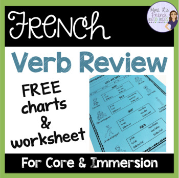 Preview of FREE French verbs être, avoir, faire, aller: present tense verb conjugation