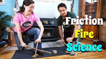 Preview of FREE Friction Science Experiment with Fun Fire Video and Handout