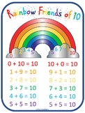 FREE Friends of 10 Classroom Poster - Math Bulletin Board 