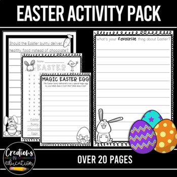 Free Fun Easter Writing Activities Pack By Miss Le Tpt Tpt