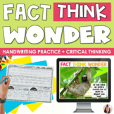 FREE Fun Morning Work - Handwriting and Critical Thinking Activity 