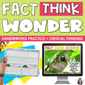 Preview of FREE Fun Morning Work - Handwriting and Critical Thinking Activity 