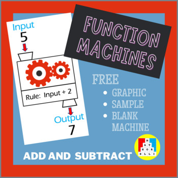 Preview of FREE Function Machines: Intro to Inputs & Outputs SmartBoard and Projector
