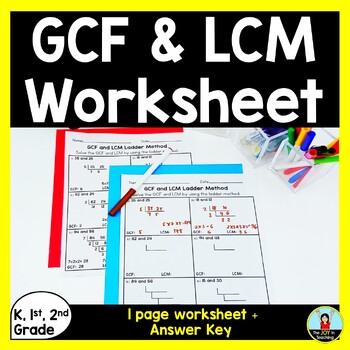 FREE GCF and LCM Worksheet by The Joy in Teaching | TPT