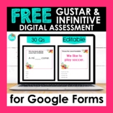 FREE GUSTAR and Infinitive Google Forms Assessment