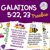 FREE Galatians 5:22,23 Bible Verse Printable Posters