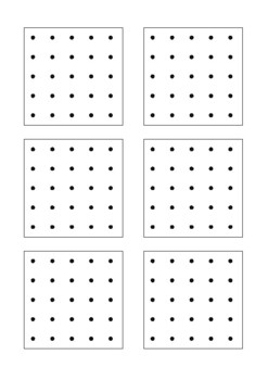 Geoboard Fine Dot Paper