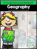 FREE Geography Interactive Notebook (1st Grade)