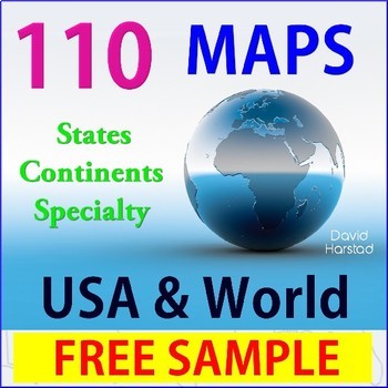 Preview of FREE - Geography USA Map