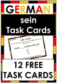 FREE German Task Cards - SEIN