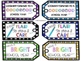 FREE Gift Tags for Teachers Back to School ~Flair Pens~