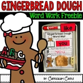 FREE Gingerbread Center: Word Work Activity