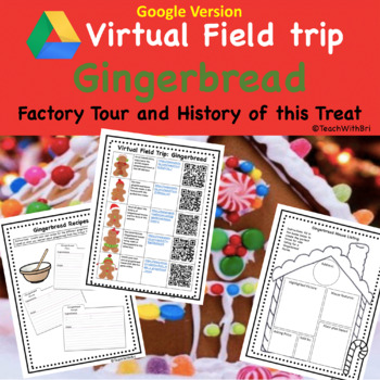 Preview of FREE Gingerbread History and Fun Virtual Field Trip Lesson for Google Classroom