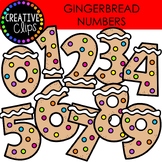 FREE Gingerbread Numbers Clipart {Creative Clips Clipart}