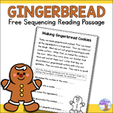 FREE Gingerbread Sequencing Reading Passage