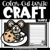 Free If You Give a Mouse a Cookie Craft Writing