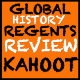 FREE Global History Regents Review Kahoot Game with visuals (99 questions)
