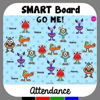 Preview of FREE GoNoodle SMARTBoard Attendance