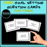 Goal Setting Question Activity- Icebreaker- Journal Prompt