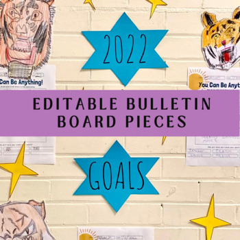 FREE New Year Resolution Goals 2024 | Bulletin Board, Coloring & Activities