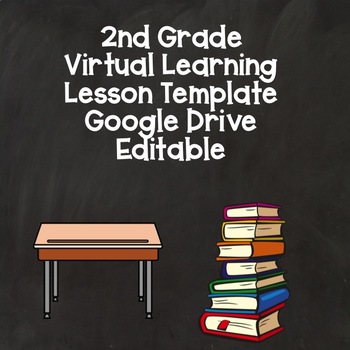 Preview of FREE Google Drive Lesson Plan Template for Virtual/Distant Learning 