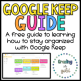 FREE Google Keep Guide - Digital Organization Tips for Teachers