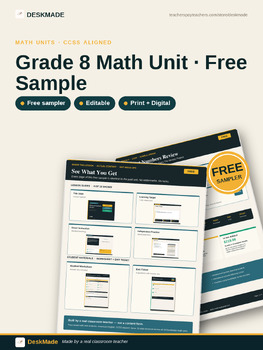 Preview of Free 8th Grade Math Lesson | Rational Numbers Review | CCSS 8.NS