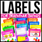 FREE Grammar Game Labels