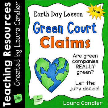 Preview of Earth Day Activity - Green Court Claims Environmental Science Lesson