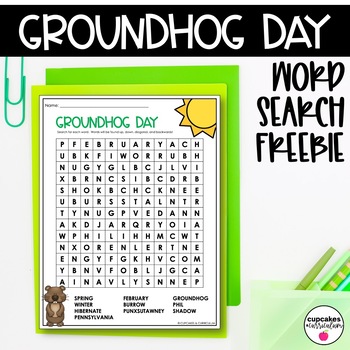Preview of FREE Groundhog Day Activity
