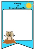 FREE Groundhog Day Writing Pennants