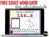 FREE Grow-a-Picture (Sight Word 'Hangman')